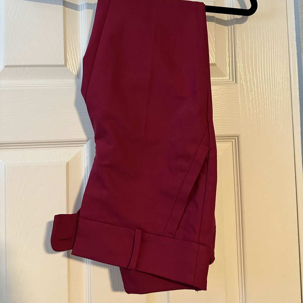 Modern skinny ankle slacks